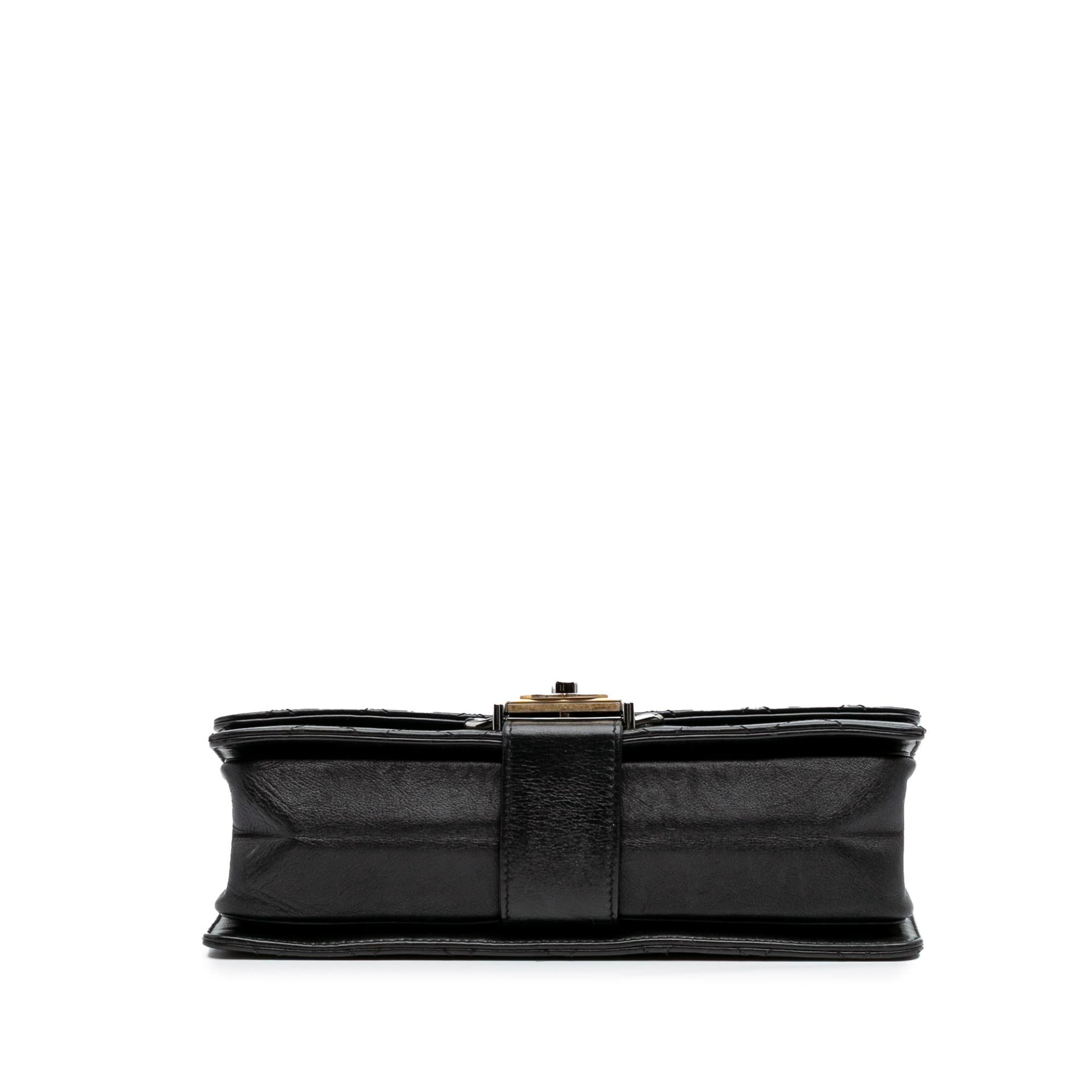 Chanel Quilted Calfskin Double Top Handle Flap Handbag Flap 1