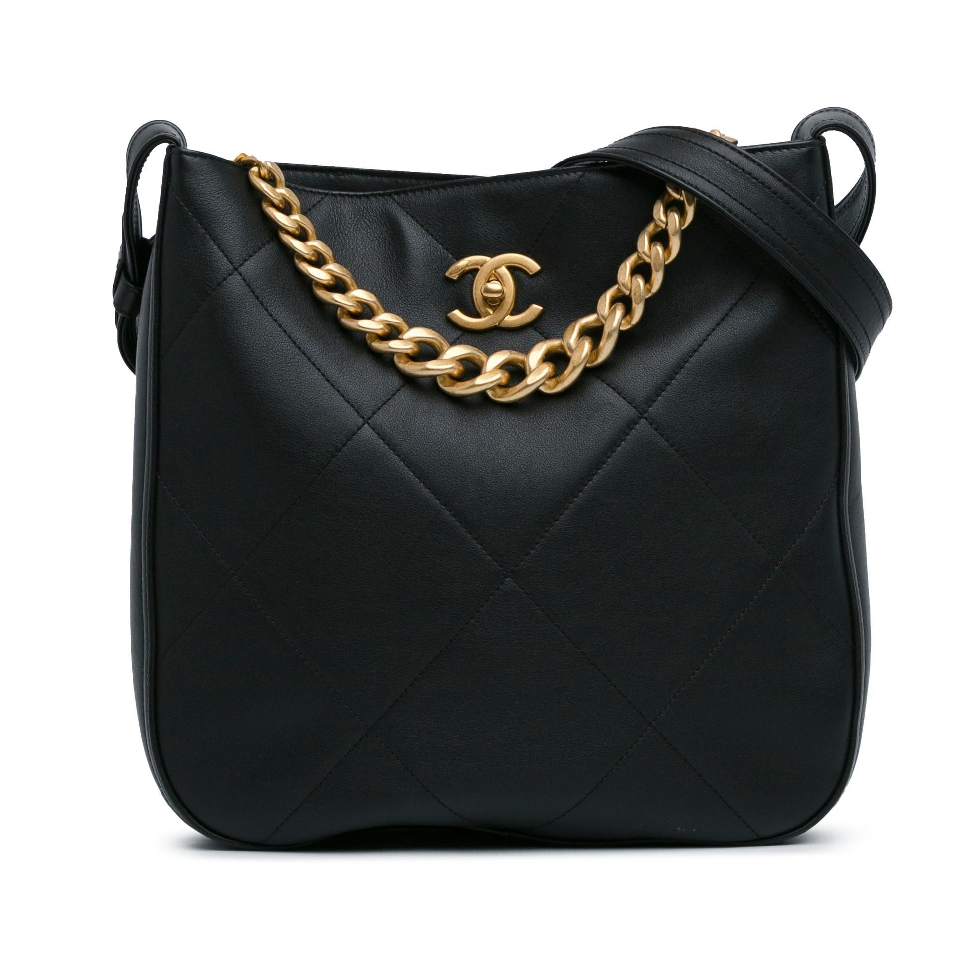 Chanel Quilted Calfskin Easy Mood Hobo SHG-NA7iAJ Shoulder Bag