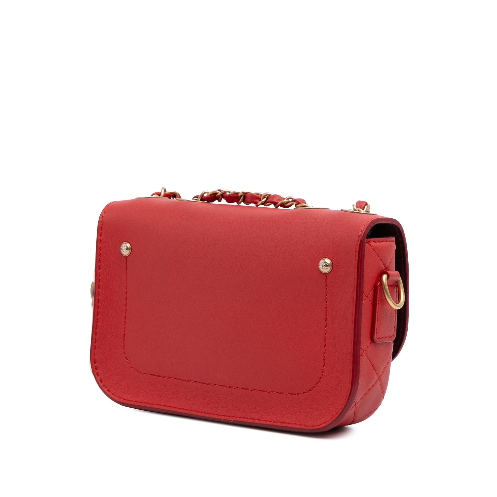 Chanel Quilted Calfskin Multi Pouching Flap Handbag Flap 1