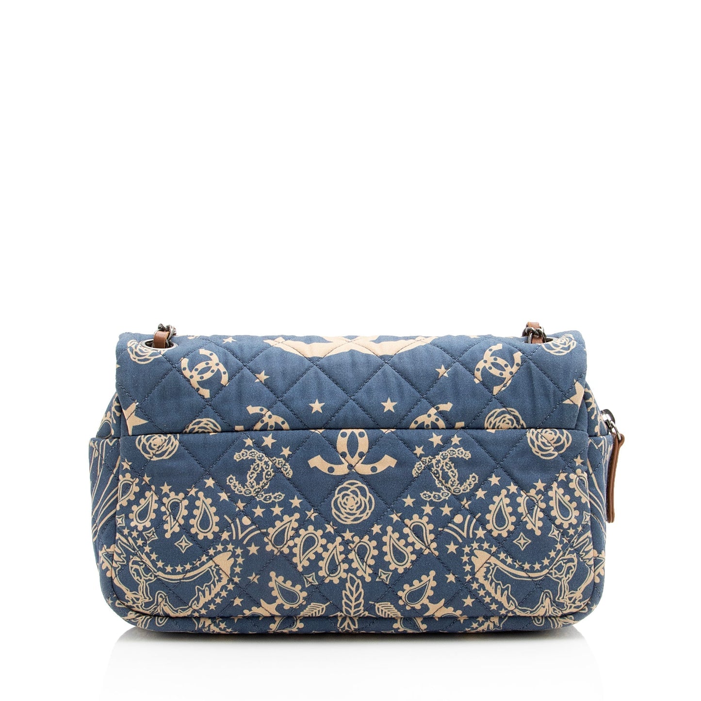 Chanel Quilted Paris-Dallas Bandana Flap SHF Canvas Shoulder Bag