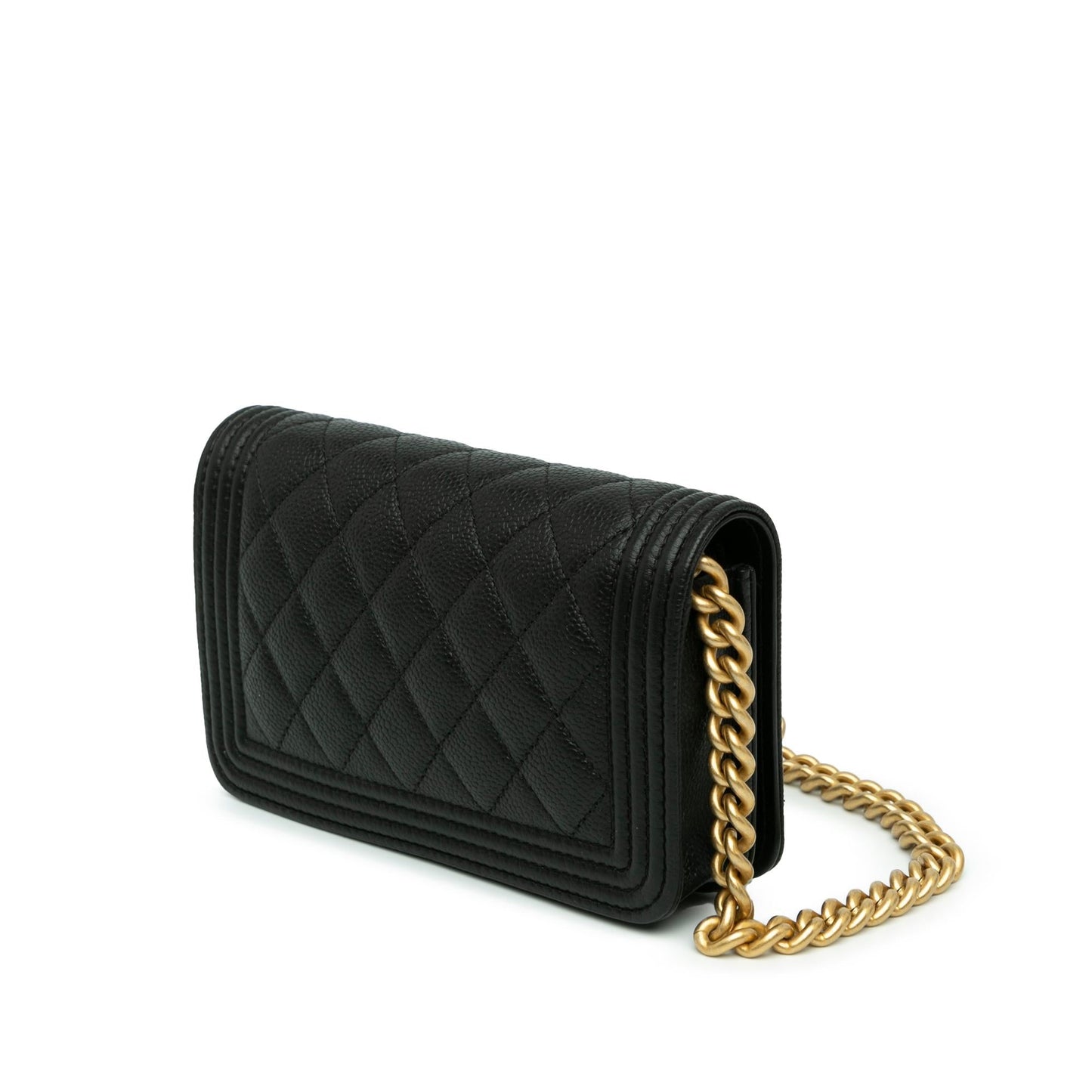 Chanel Quilted Caviar Boy on SHG-zDpkSM Wallet Case