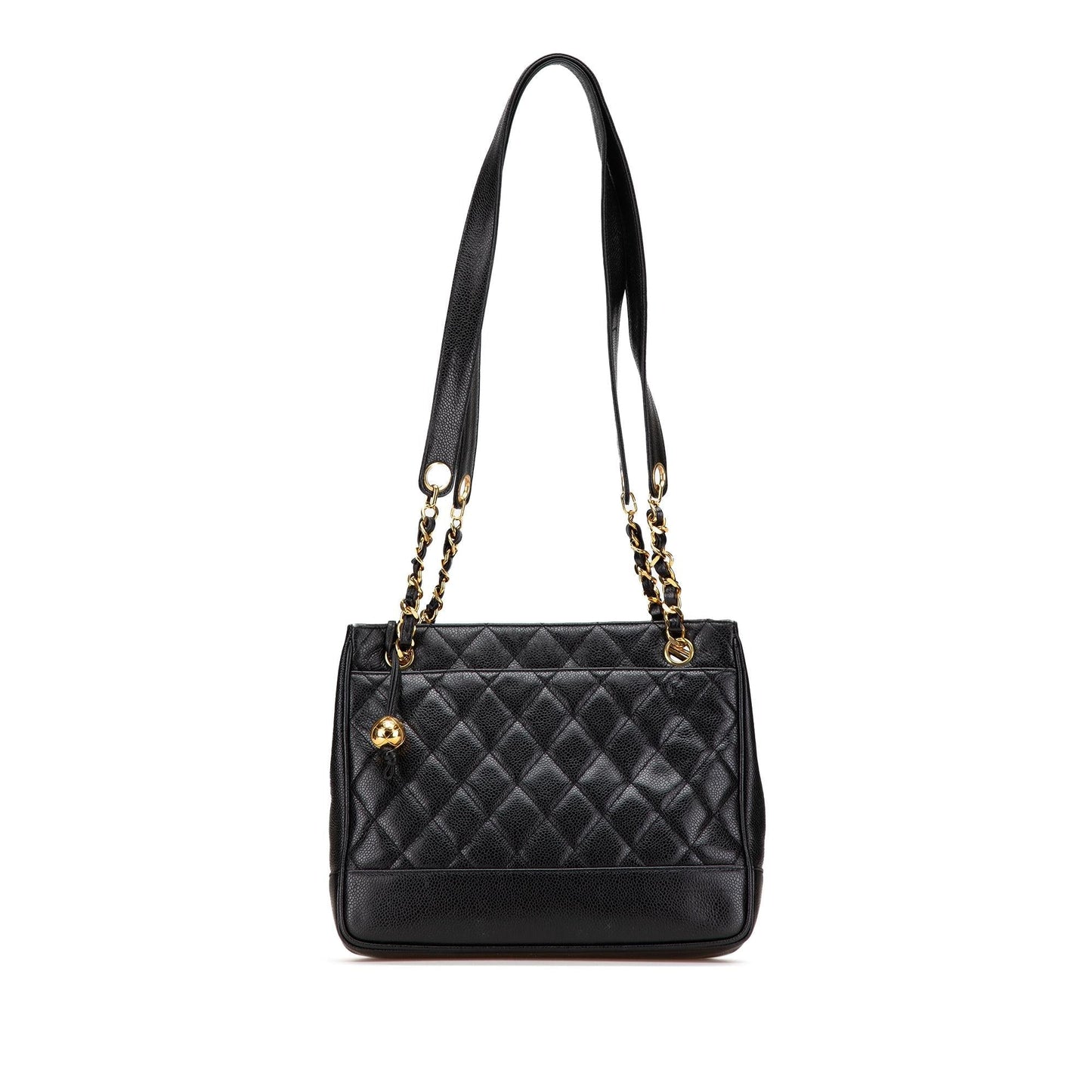 Chanel Quilted Caviar Tote Bag