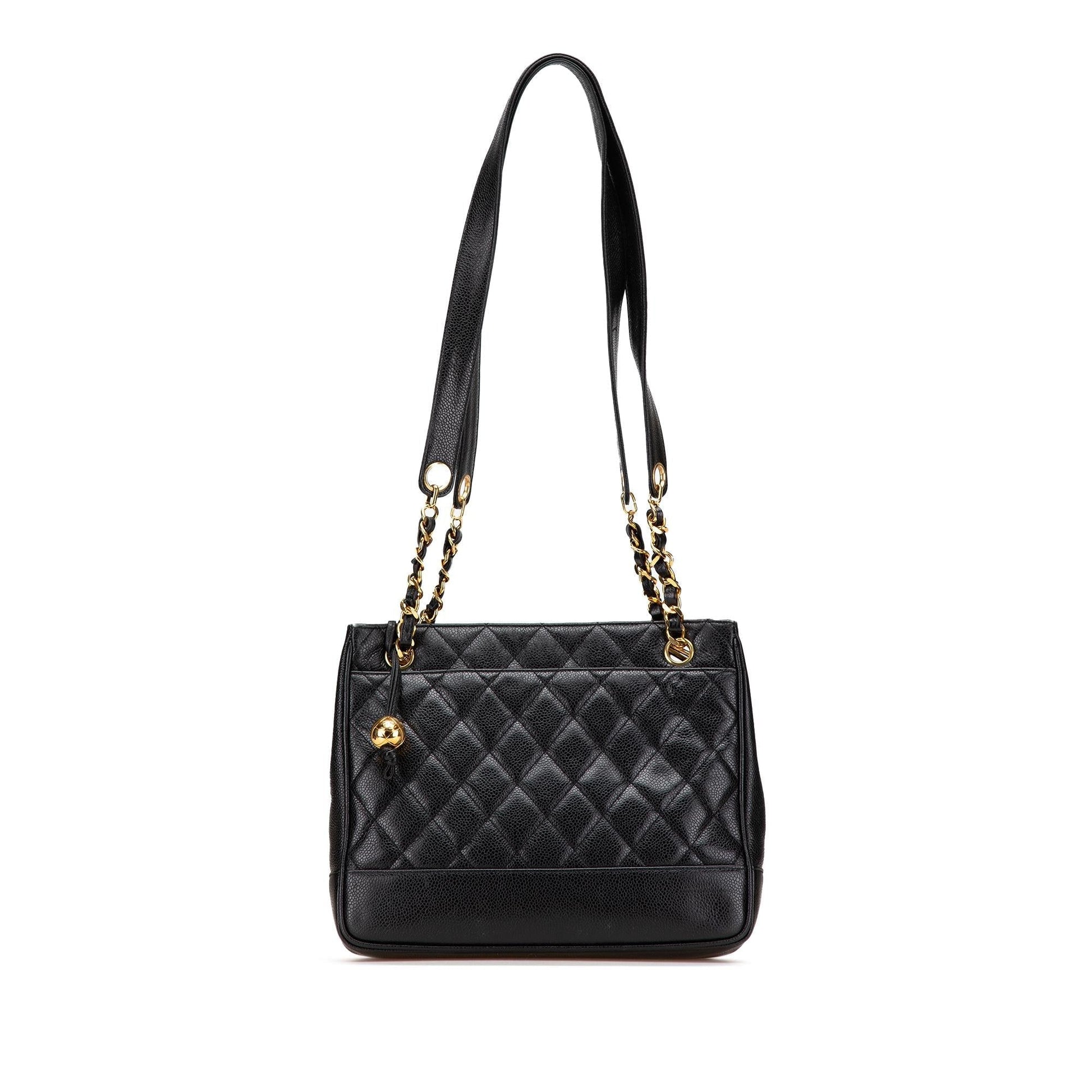 Chanel Quilted Caviar Tote Bag Tote 1