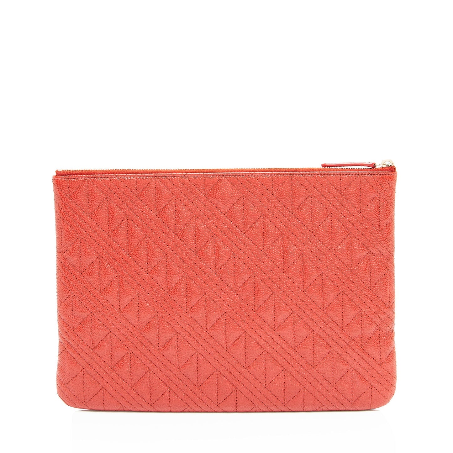 Chanel Quilted Caviar O- SHF-AsHaeD Leather Handbag