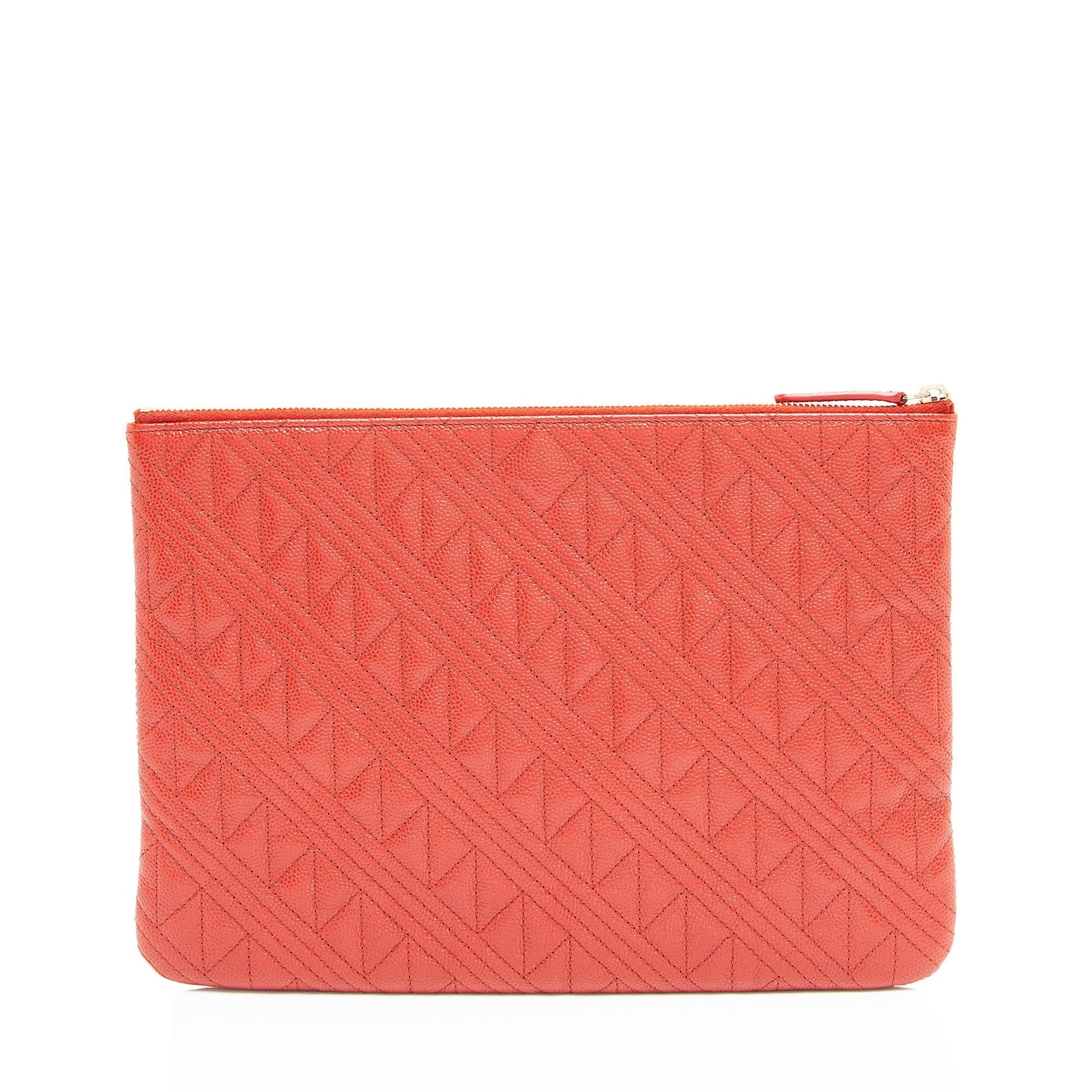 Chanel Quilted Caviar O- SHF-AsHaeD Leather Handbag