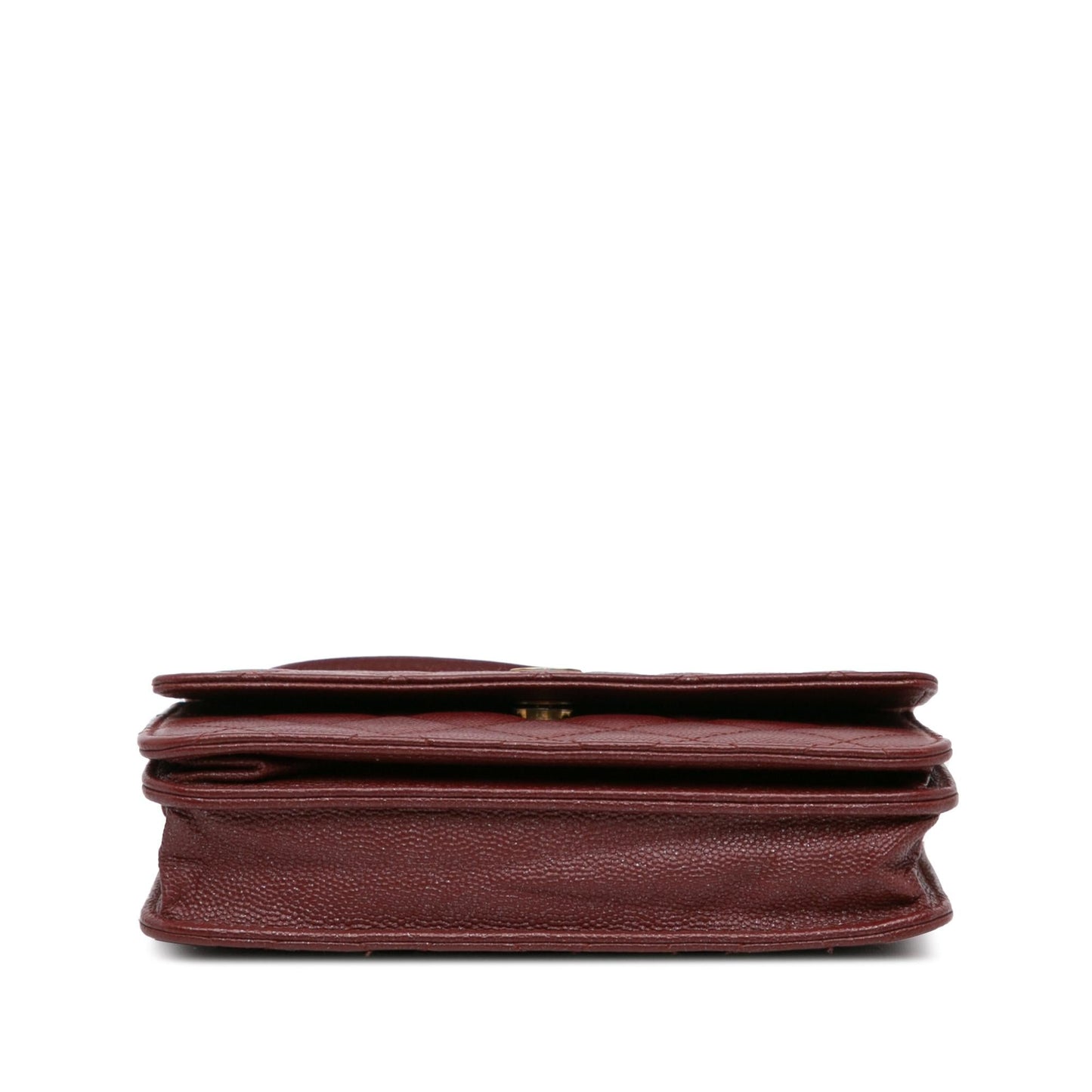 Chanel Quilted Caviar Square on Wallet Case