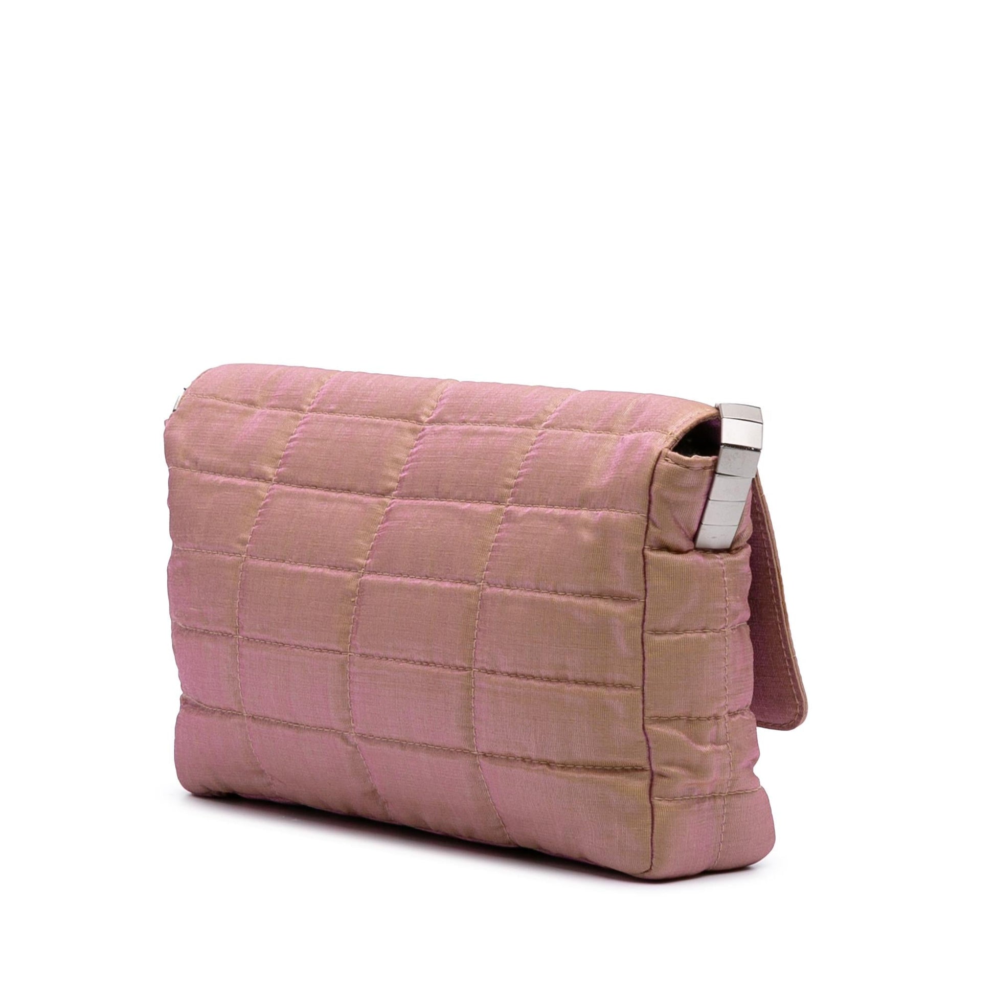 Chanel Quilted Iridescent Nylon Mademoiselle Flap Handbag Flap 1