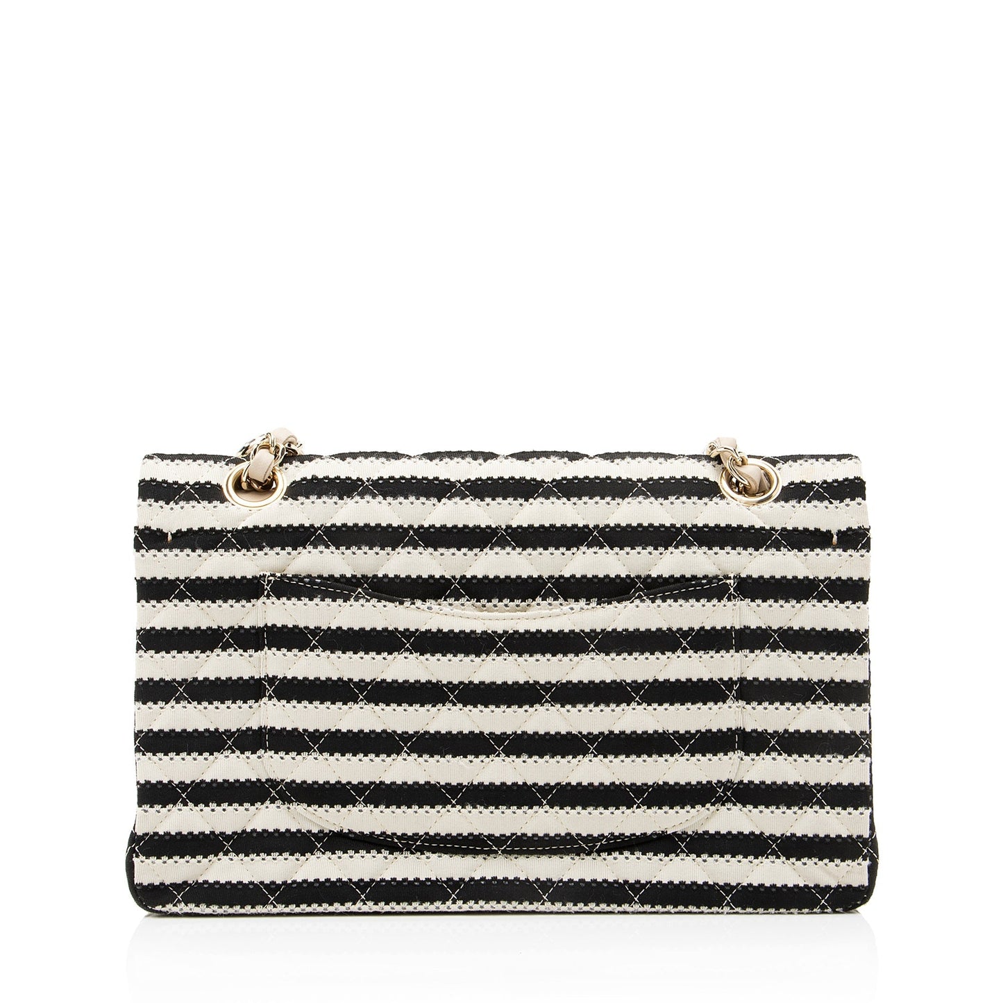 Chanel Quilted Jersey Pearl Coco Sailor Flap Shoulder Bag