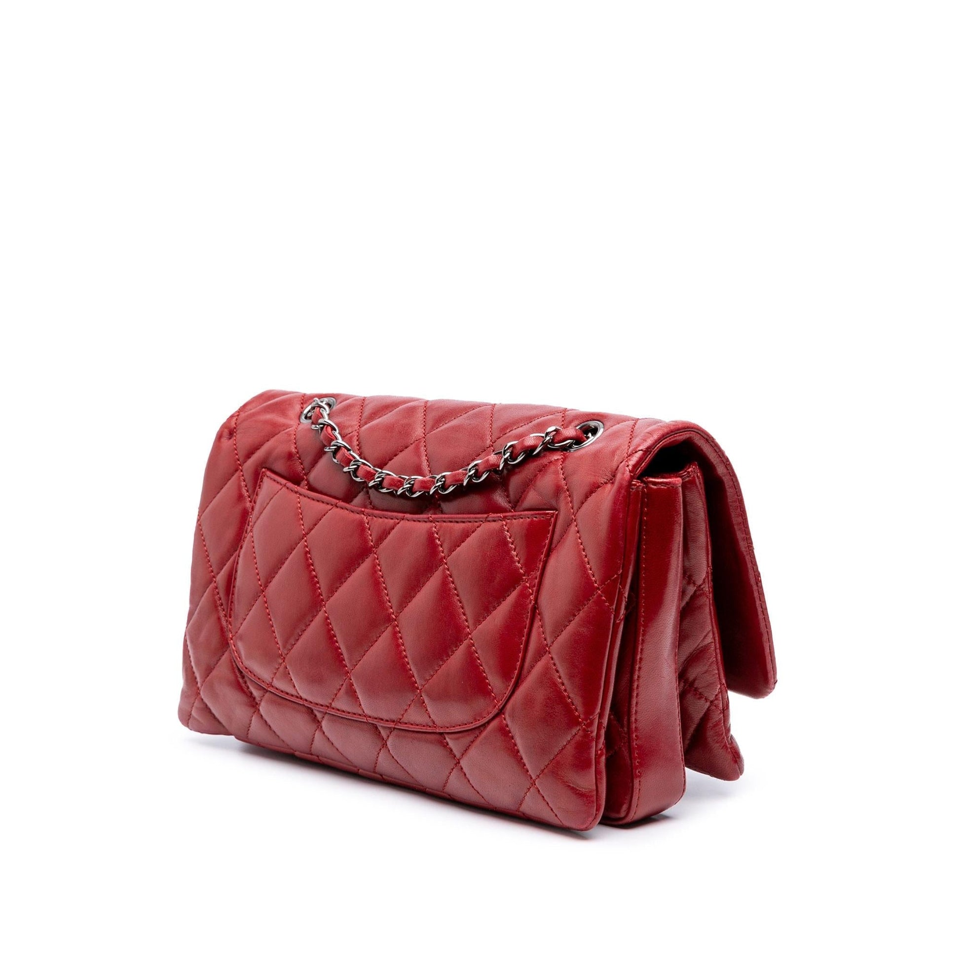 Chanel Quilted Lambskin 3 Accordion Flap Handbag Flap 1