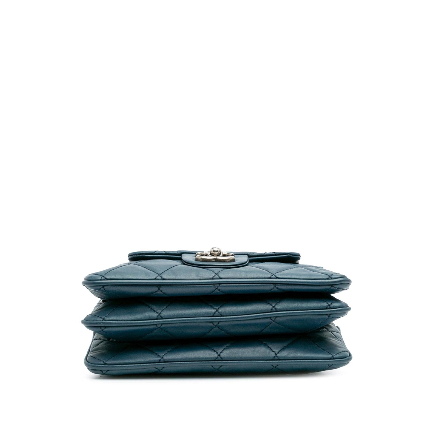 Chanel Quilted Lambskin Accordion Flap Handbag