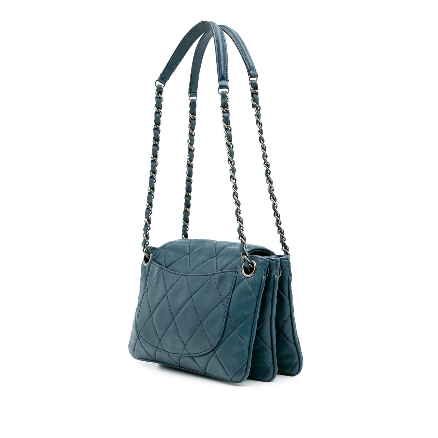 Chanel Quilted Lambskin Accordion Flap Handbag