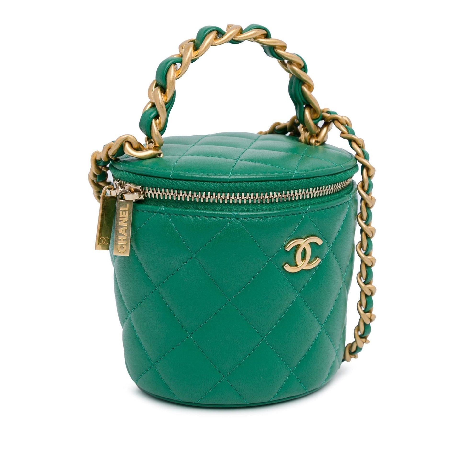 Chanel Quilted Lambskin Afternoon Tea Vanity SHG-w7OUtb Handbag