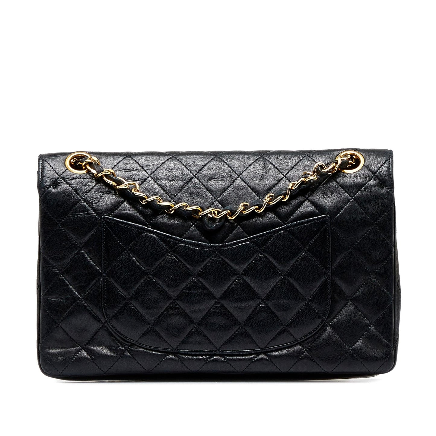 Chanel Quilted Lambskin Double Flap SHG-nAgJZX Shoulder Bag