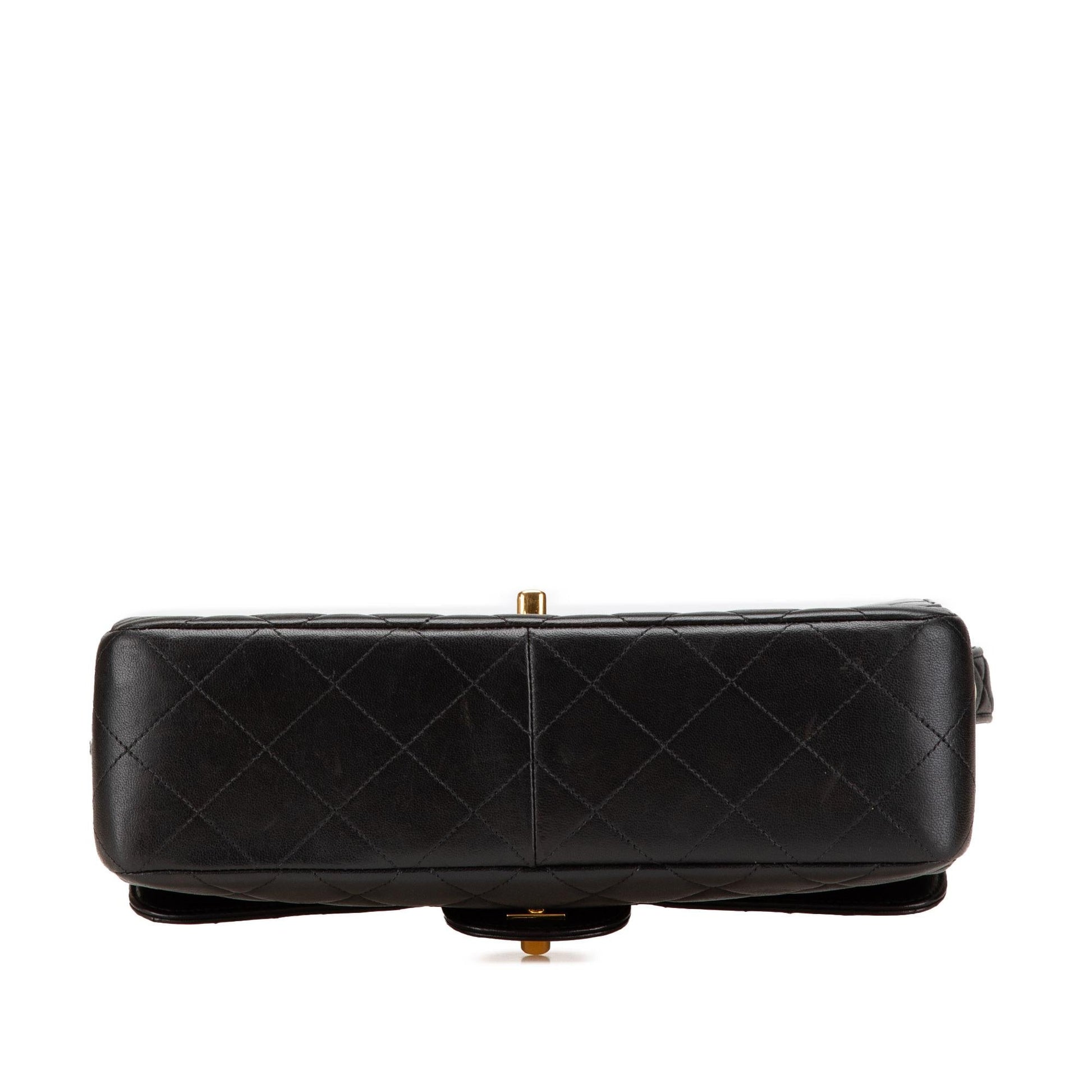 Chanel Quilted Lambskin Double Sided Flap Handbag