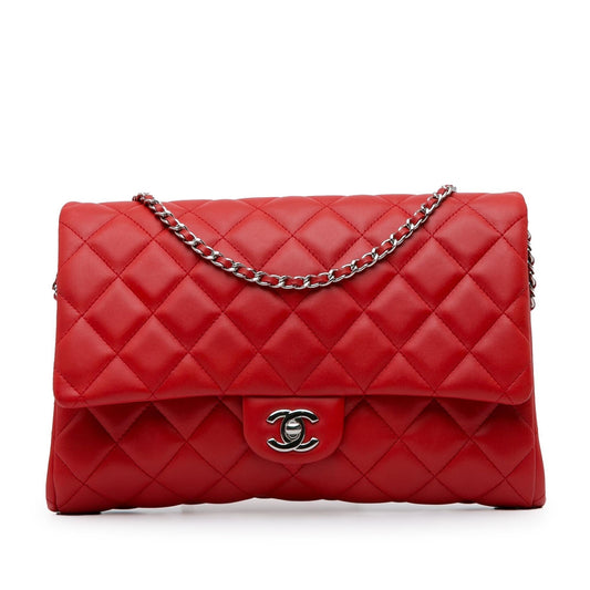 Chanel Quilted Lambskin Flap SHG-w0bGwq Clutch Bag