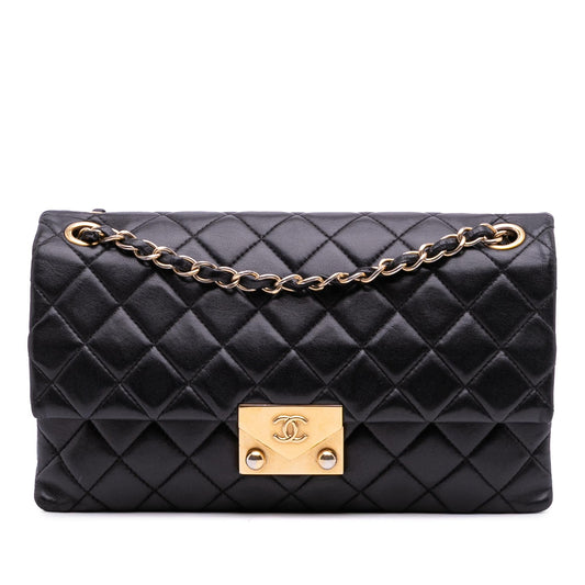 Chanel Quilted Lambskin Pagoda Accordion Flap Handbag Flap 2