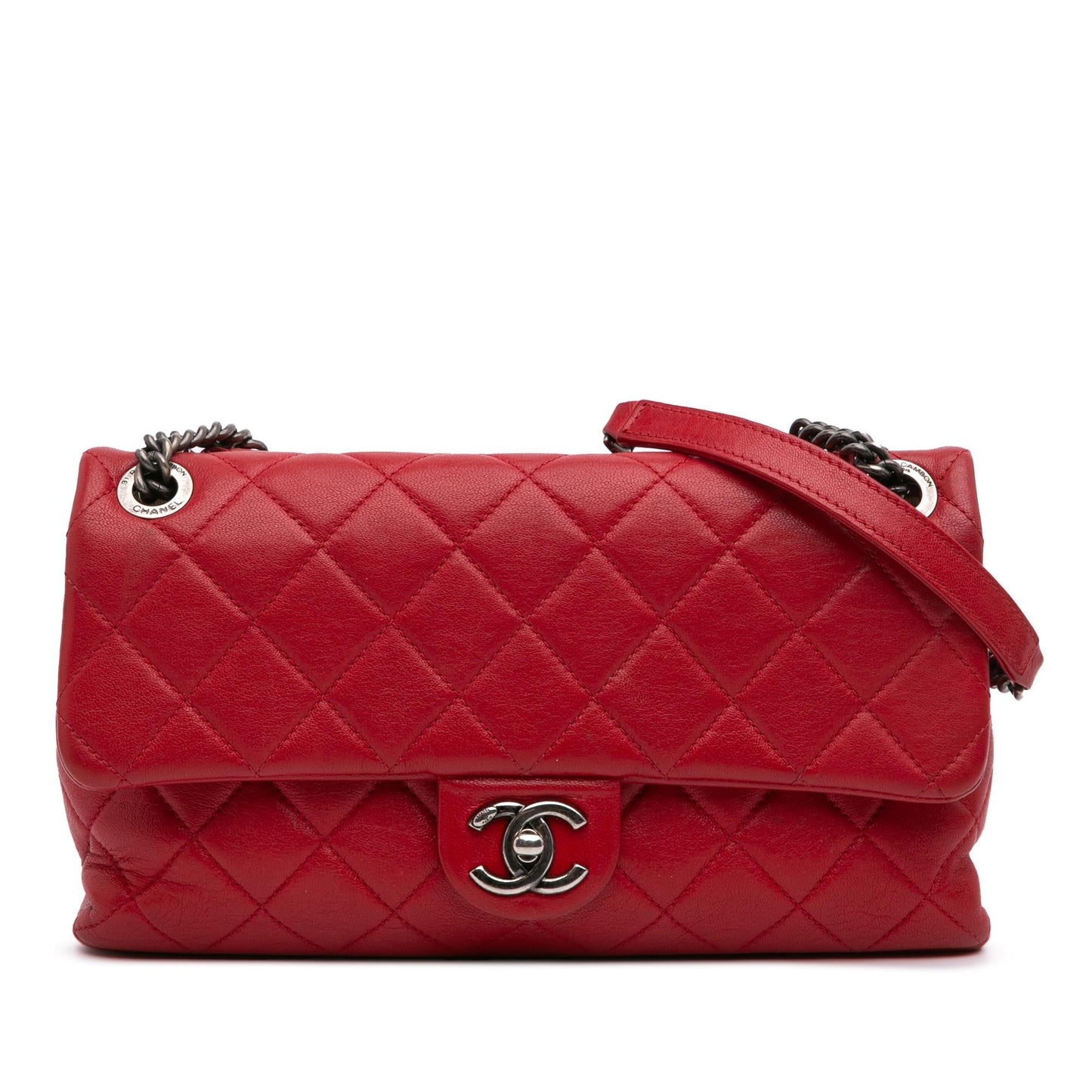Chanel Quilted Lambskin Rocks Flap Shoulder Bag