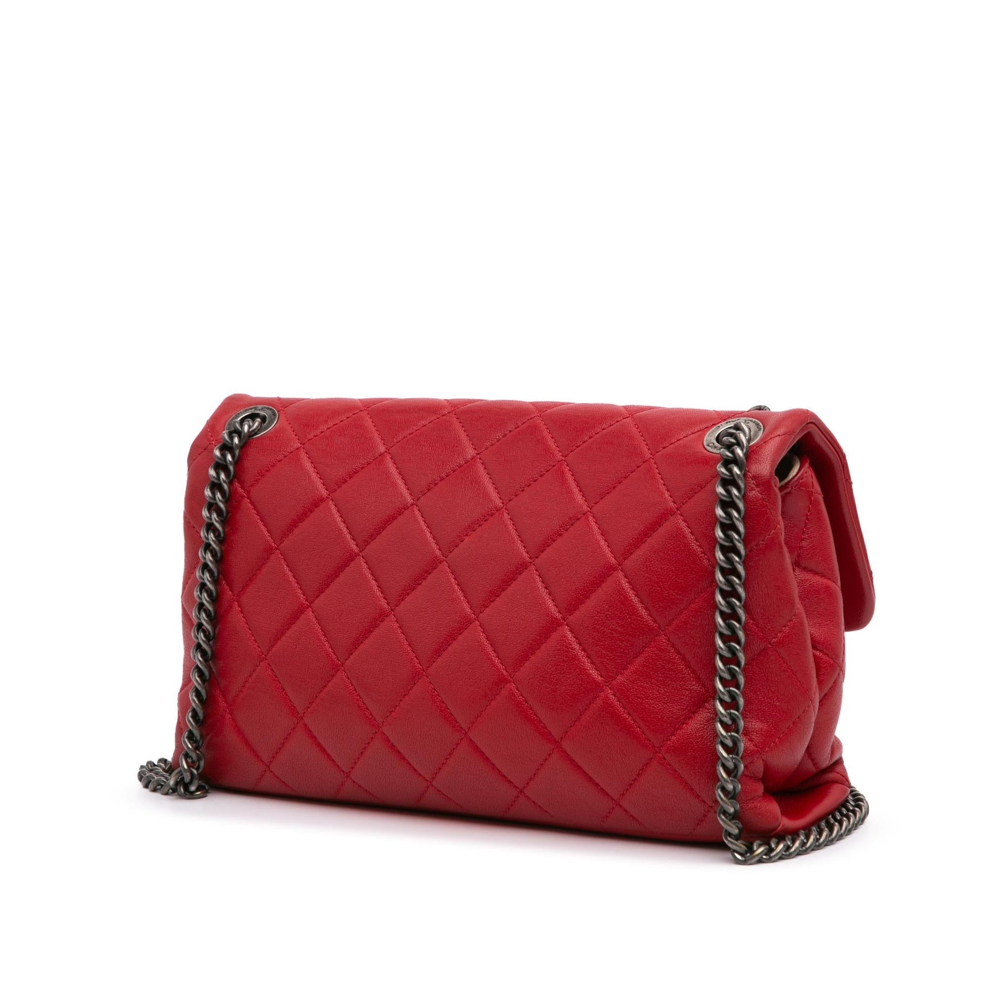 Chanel Quilted Lambskin Rocks Flap Shoulder Bag