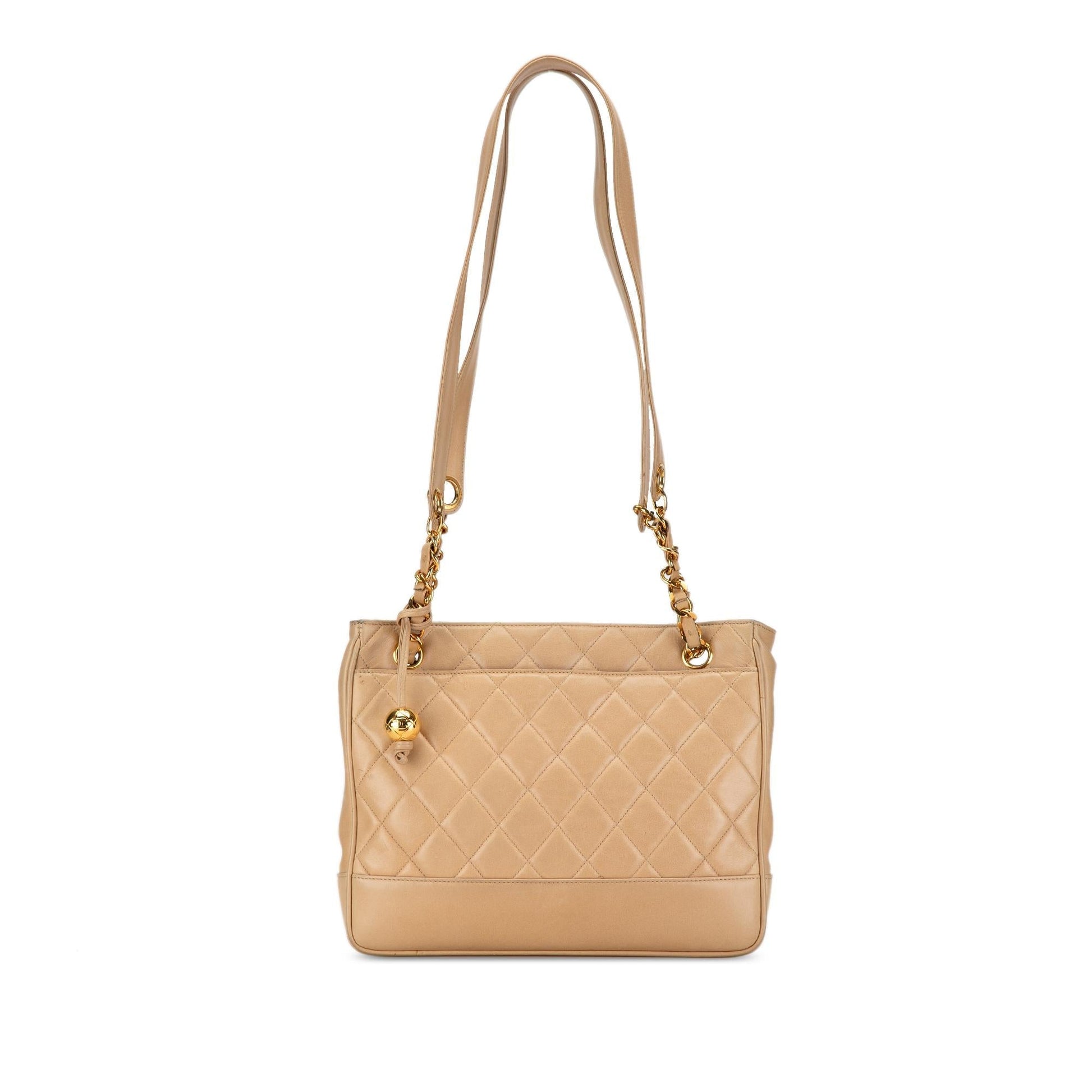 Chanel Quilted Lambskin Shoulder Bag Shg Eepips