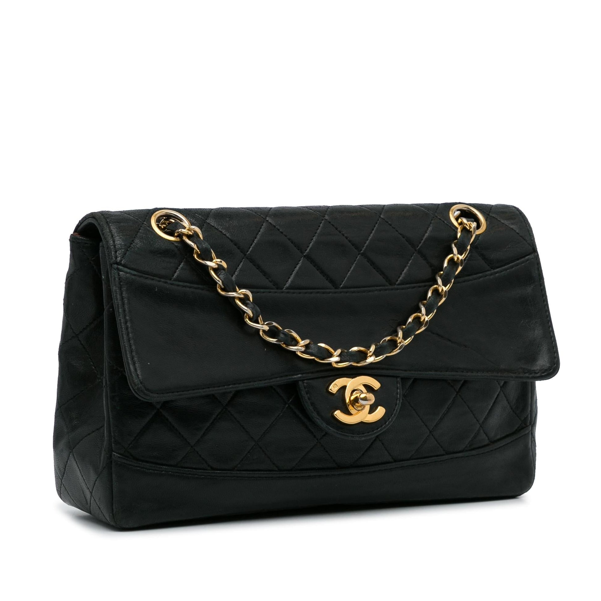 Chanel Quilted Lambskin Shoulder Bag Bag 3