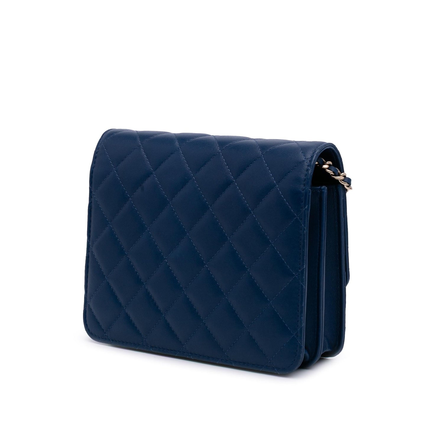 Chanel Quilted Lambskin Square on Wallet Case