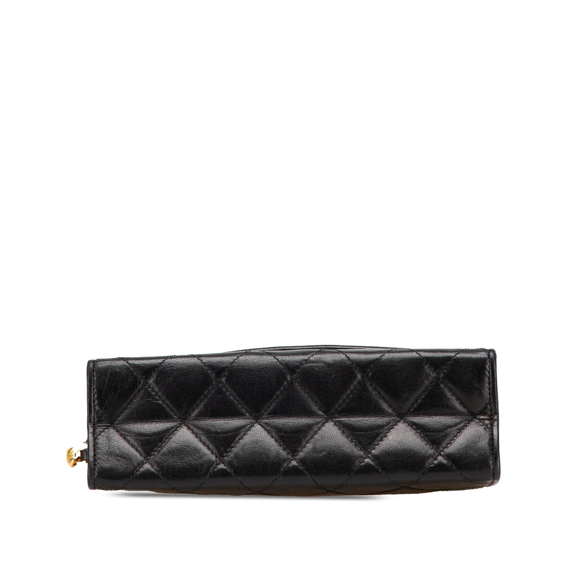 Chanel Quilted Lambskin Tassel Flap Handbag Flap 1