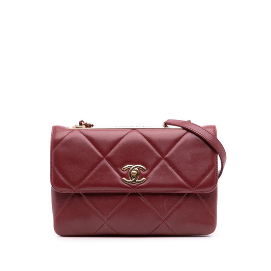 Chanel Quilted Lambskin Trendy CC Flap Handbag Flap 2