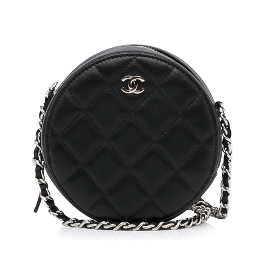 Chanel Quilted Round SHG-20gS3O Clutch Bag