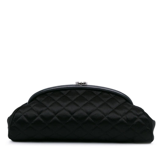 Chanel Quilted Satin Timeless SHG-CBcot3 Clutch Bag