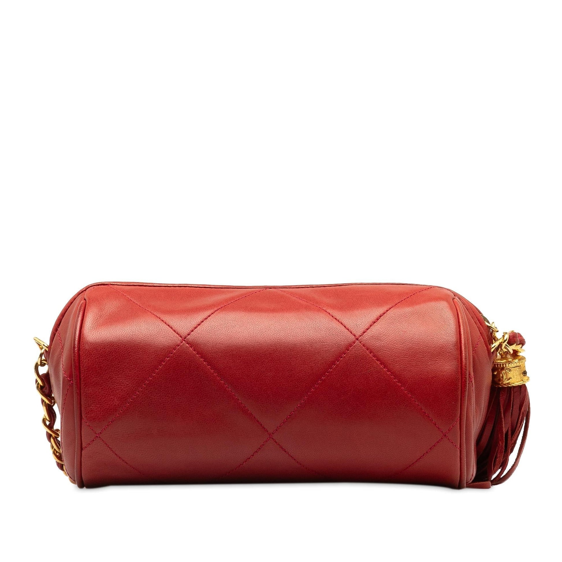 Chanel Quilted Tassel Barrel SHG-7xdOa3 Crossbody Bag