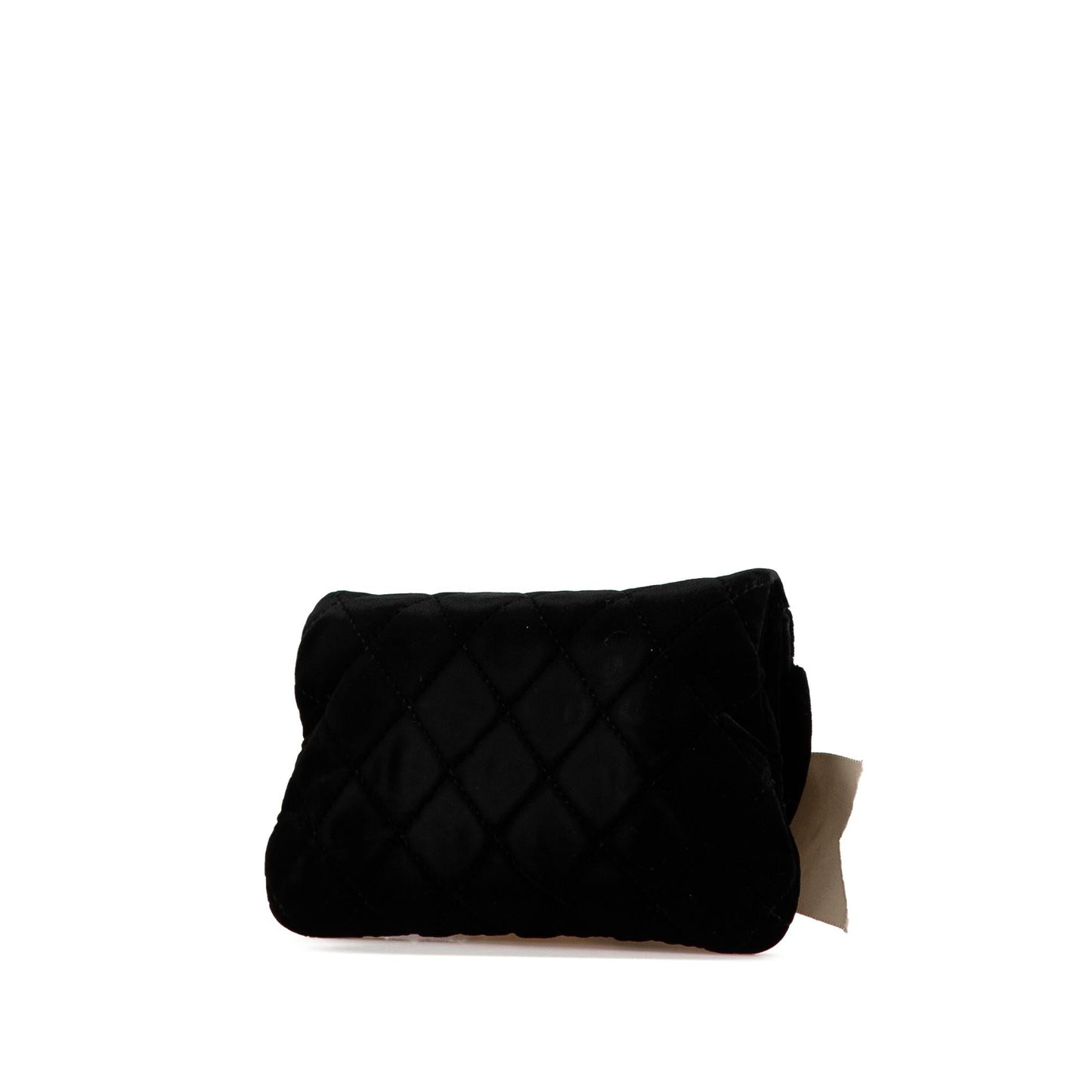 Chanel Quilted Velvet Camellia Wristlet Clutch Bag Clutch 2