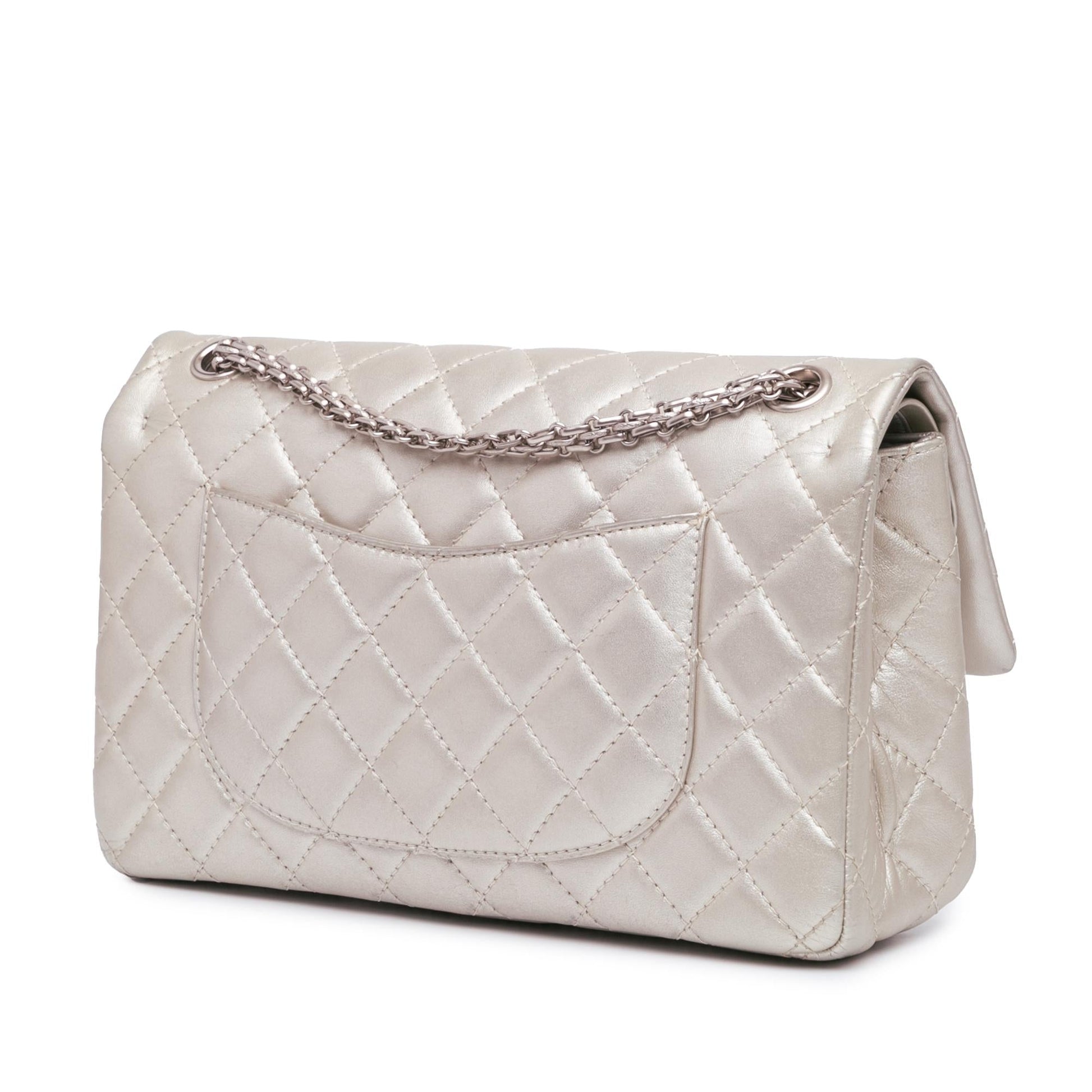 Chanel Reissue 2.55 Aged Calfskin Double Flap Handbag Shg Akte20