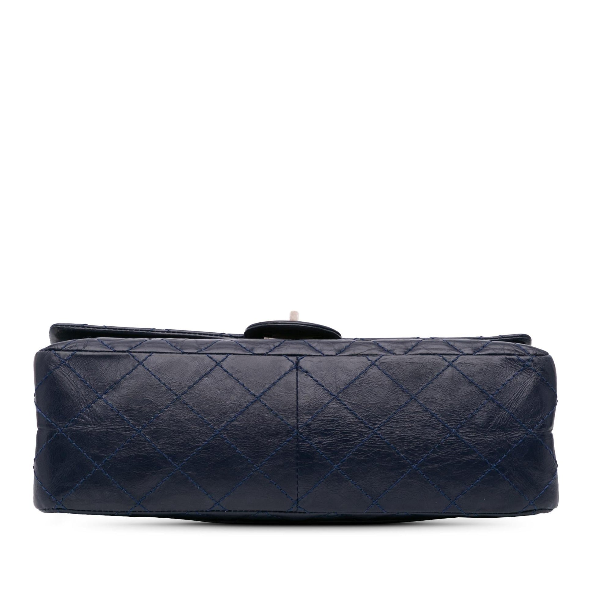 Chanel Reissue 2.55 Aged Calfskin Double Flap Handbag Flap 228