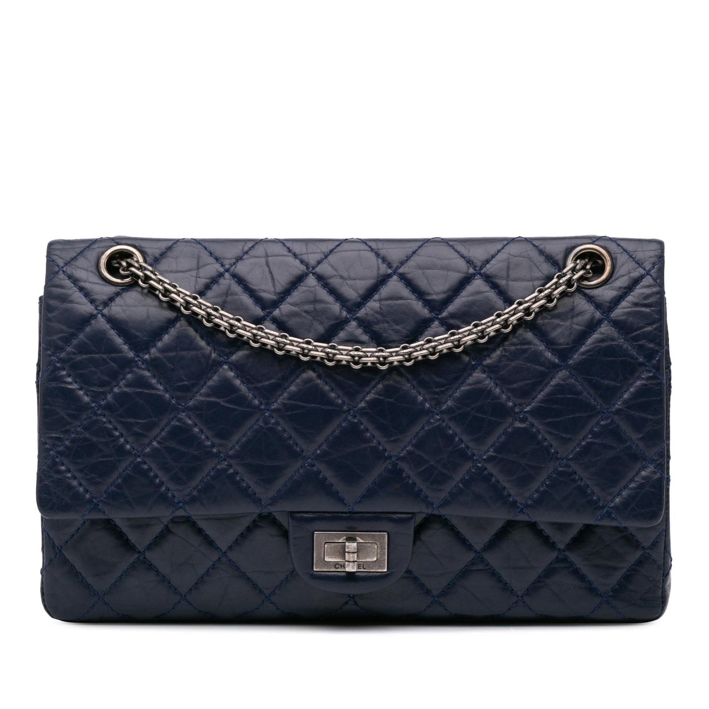 Chanel Reissue 2.55 Aged Calfskin Double Flap Handbag Flap 228