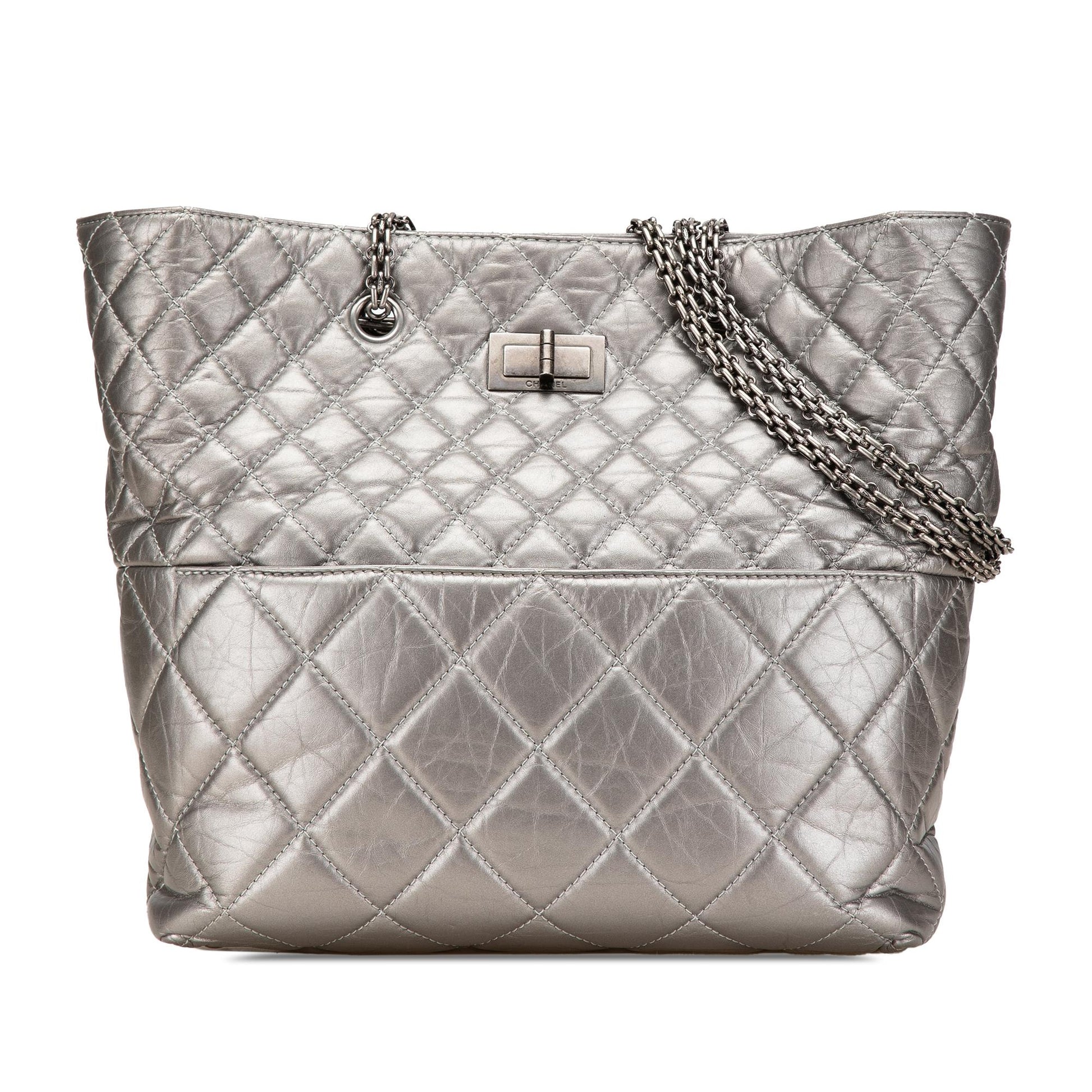 Chanel Reissue 2.55 Quilted Aged Calfskin Tote Bag Tote 1