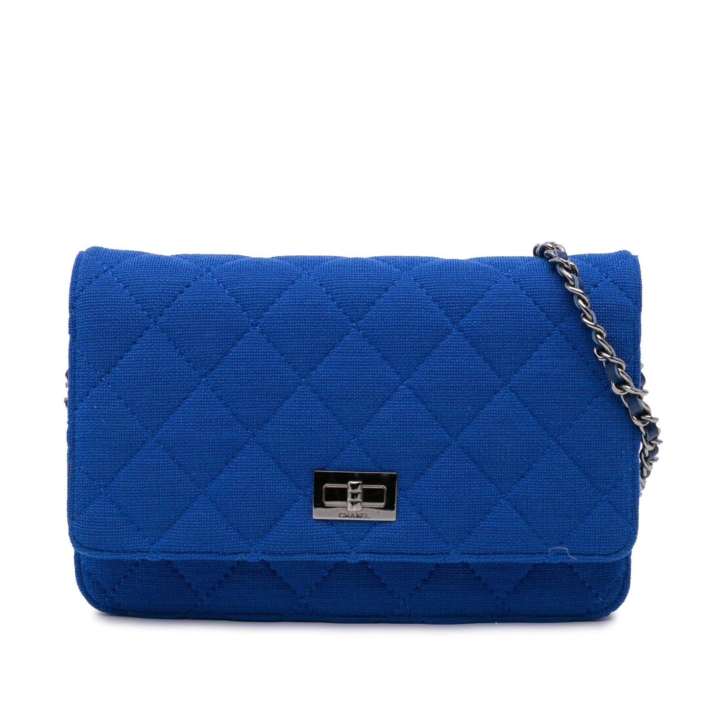 Chanel Reissue 2.55 Quilted Jersey On Wallet Case Chain 2