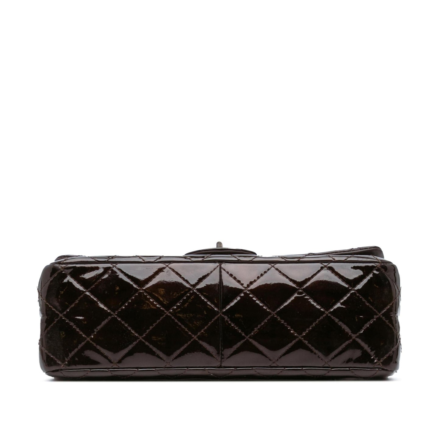Chanel Reissue 2.55 Quilted Patent Double Flap Handbag Flap 228