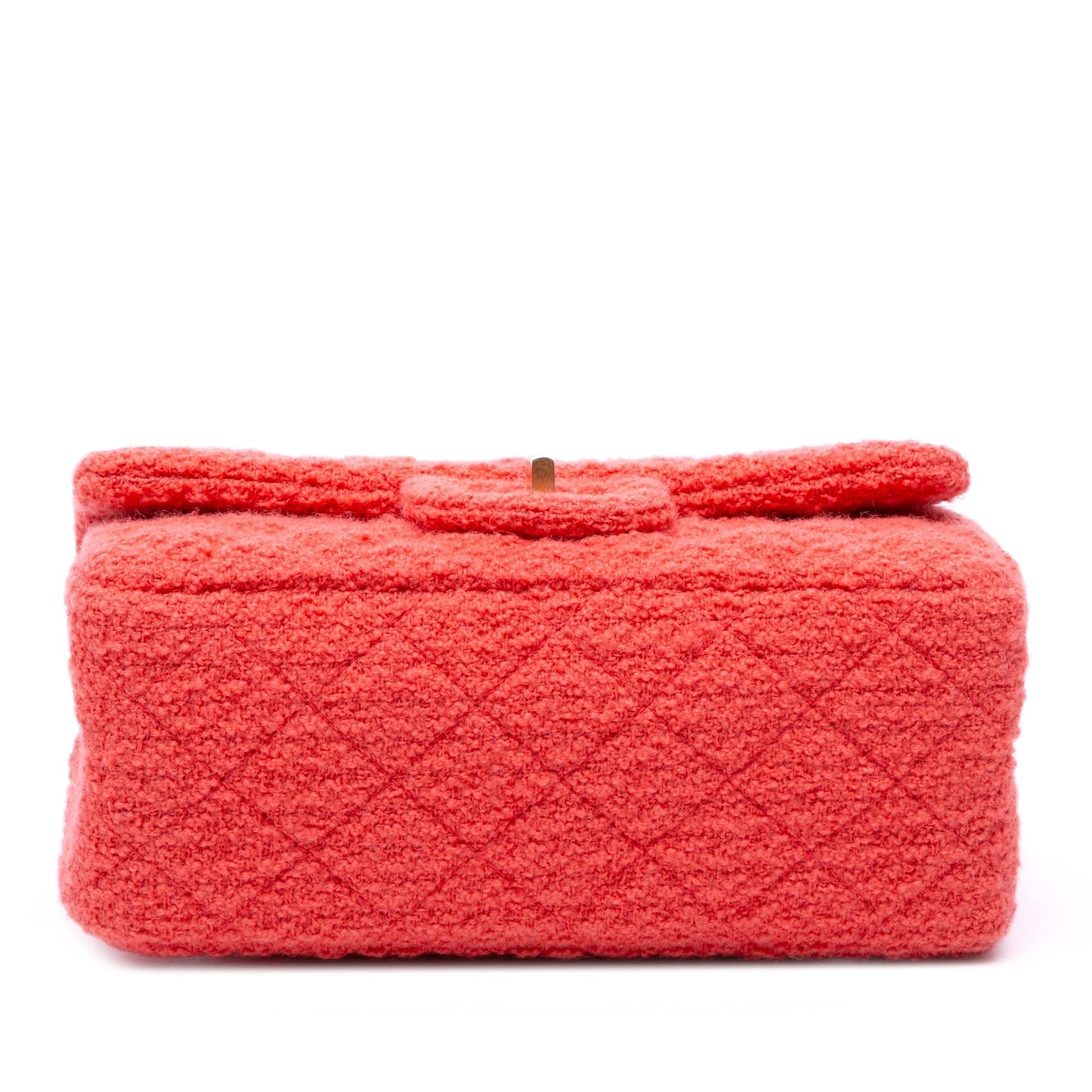 Chanel Reissue 2.55 Quilted Tweed Single Flap Handbag Flap 226