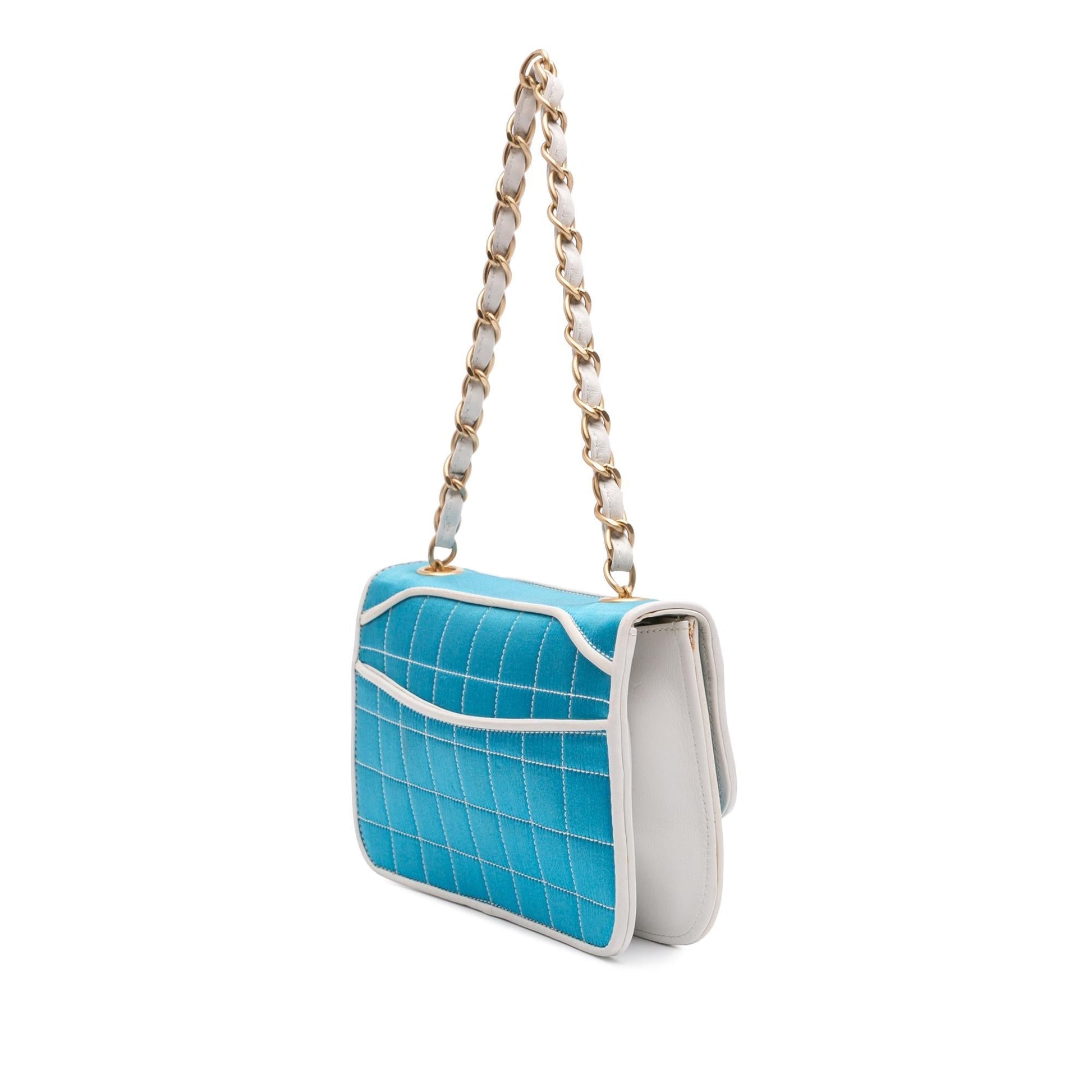 Chanel Reissue Square Quilt Satin Flap Handbag Flap 1