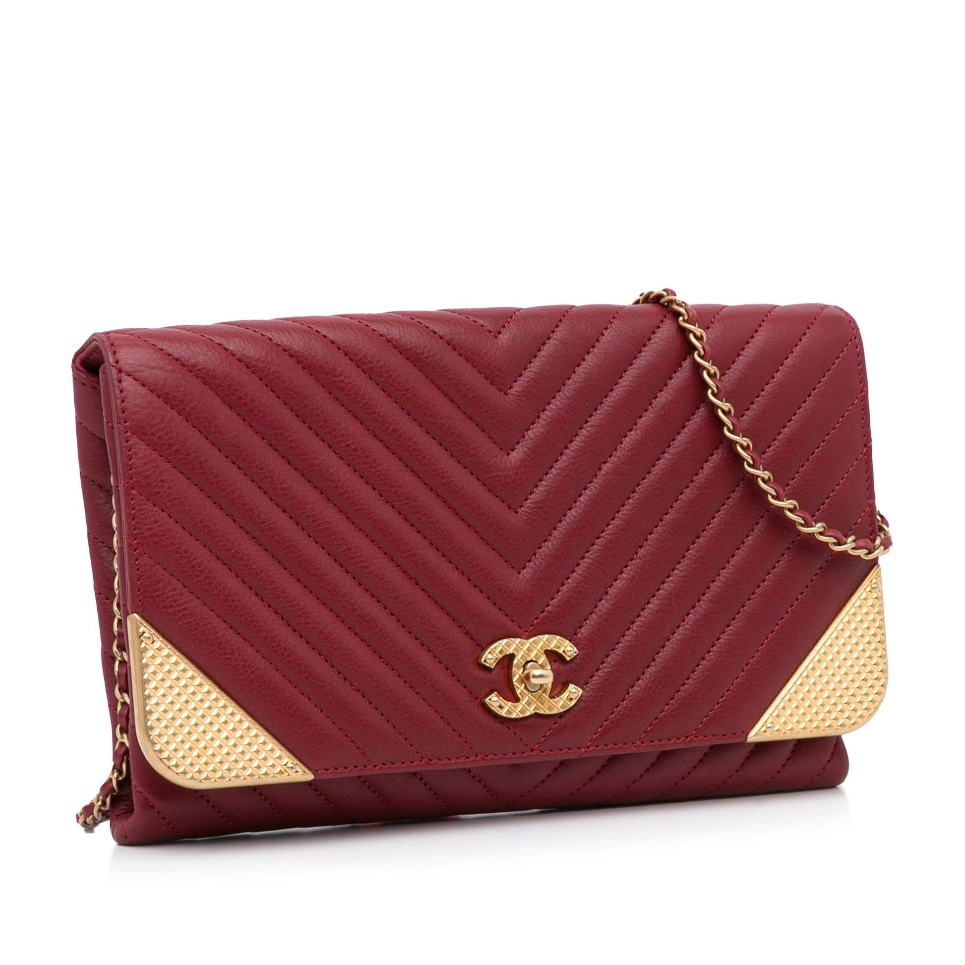 Chanel Rock Corner Chevron Flap SHG-xAzd8d Shoulder Bag