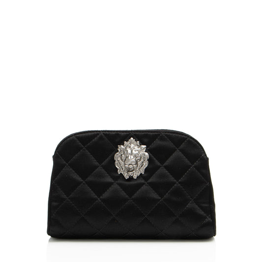 Chanel Satin Leo Lion Clutch Bag