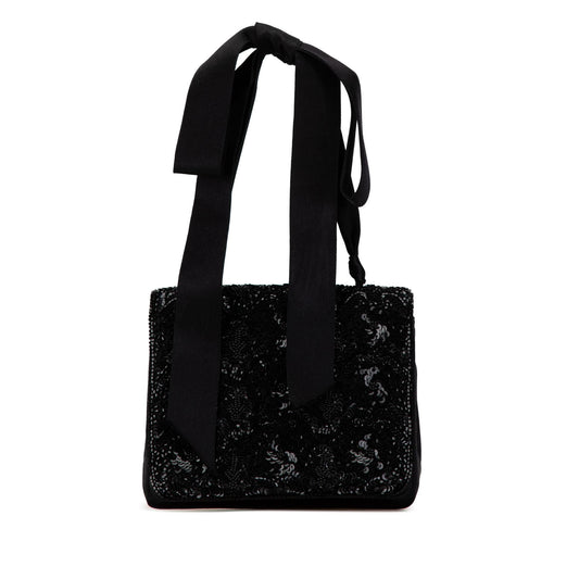 Chanel Satin Sequin Camellia Crossbody (SHG-lNLNMR)
