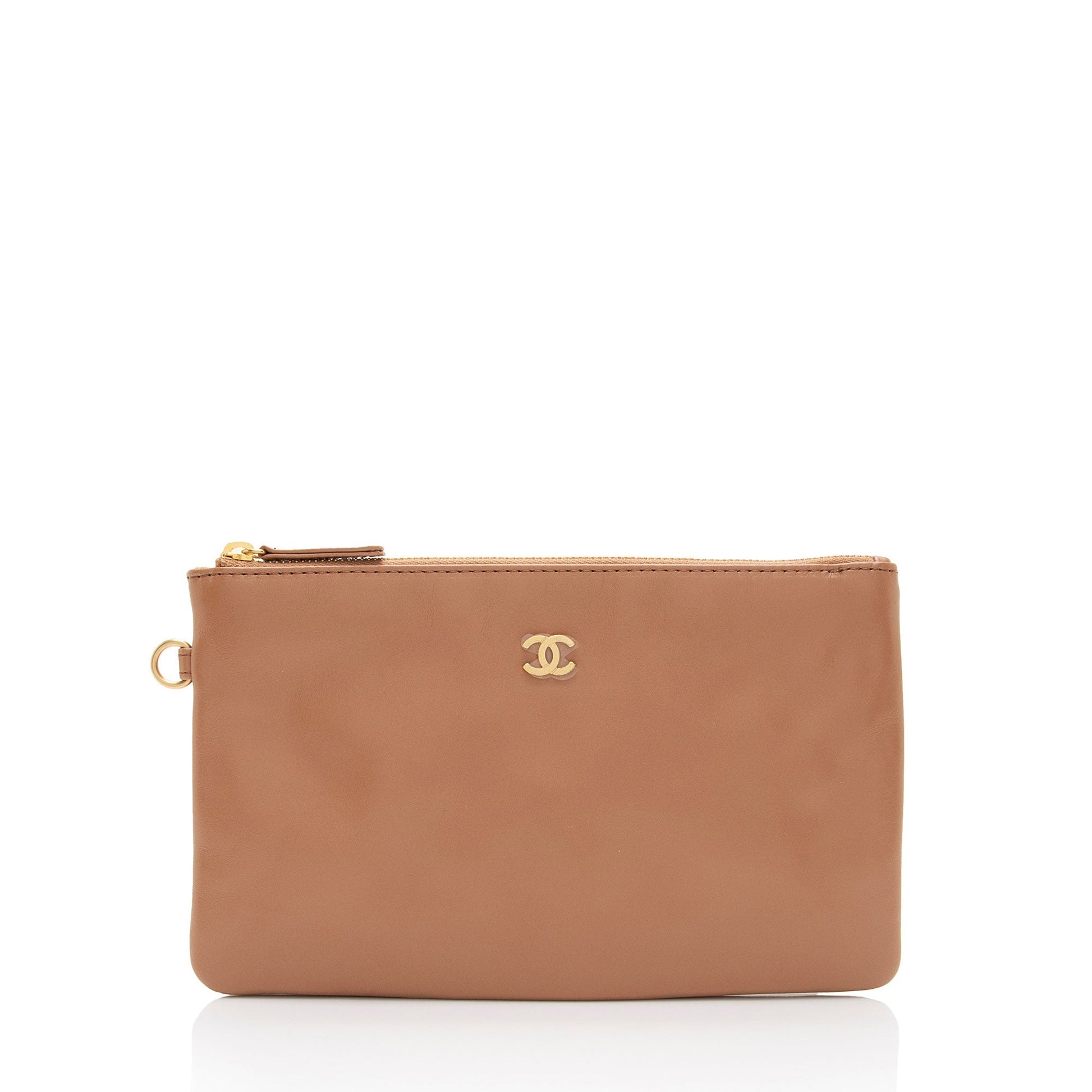 Chanel Shiny Calfskin 22 Pochette SHF-JufGfx Small Clutch Bag