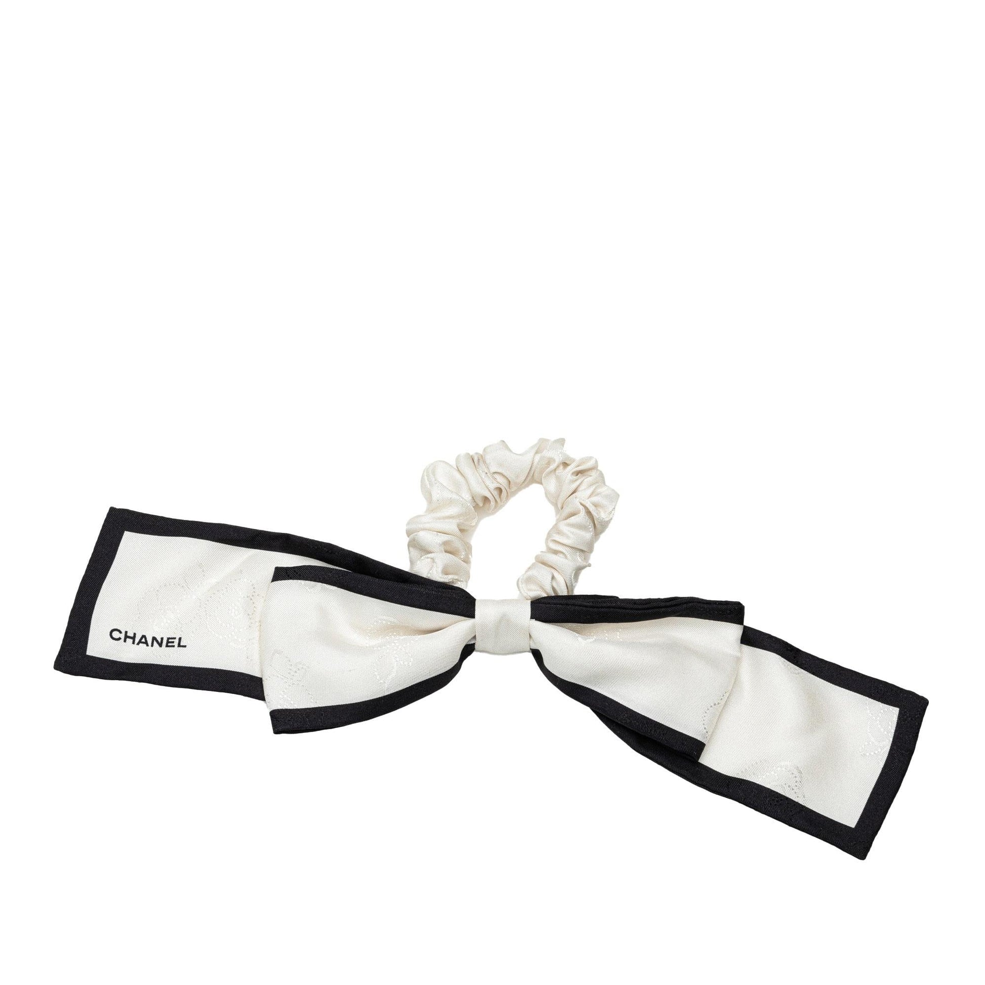 Chanel Silk CC Bow Scrunchie SHG-AINwNO Handbag