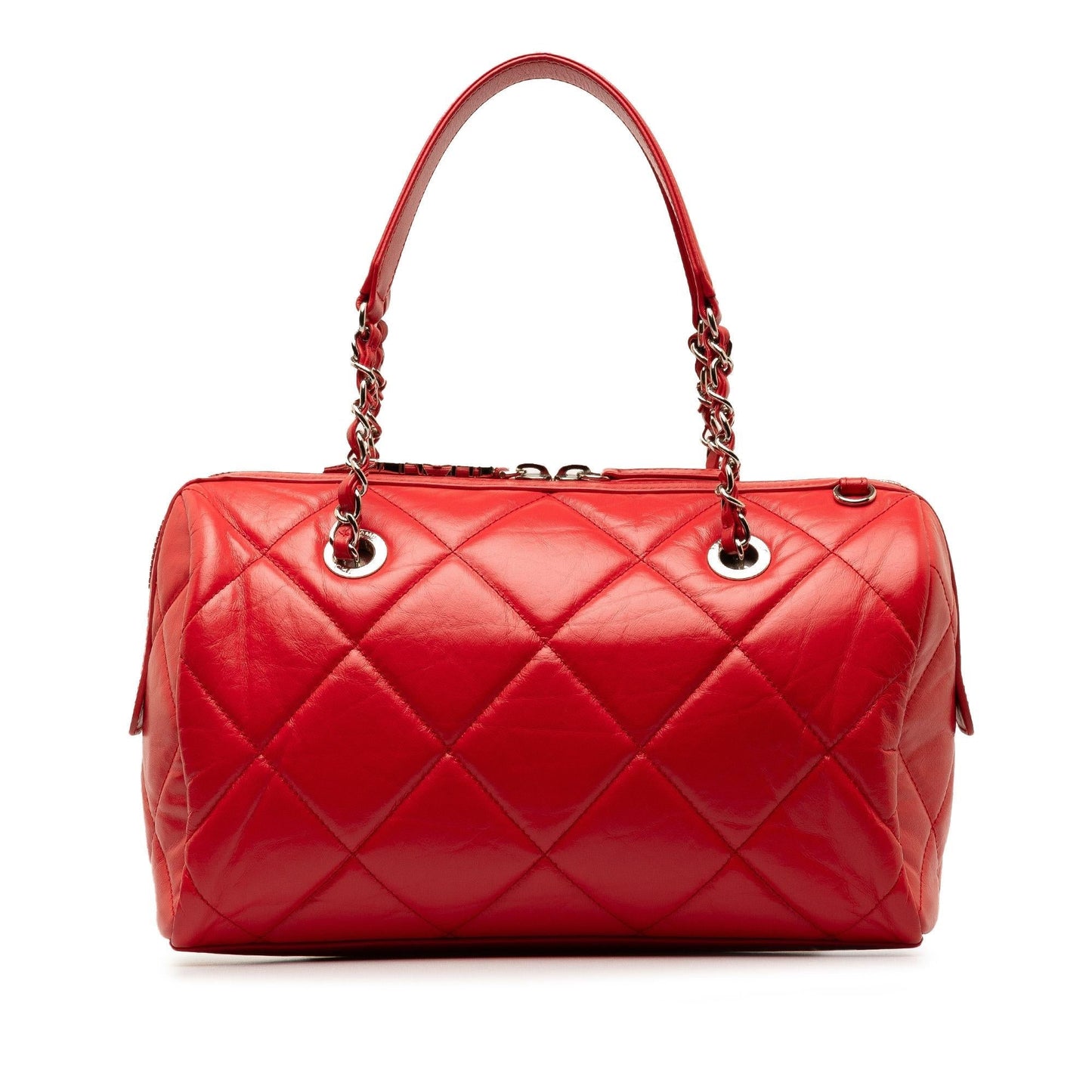 Chanel Aged Calfskin Express Bowling Satchel Small Satchel Bag Satchel 1