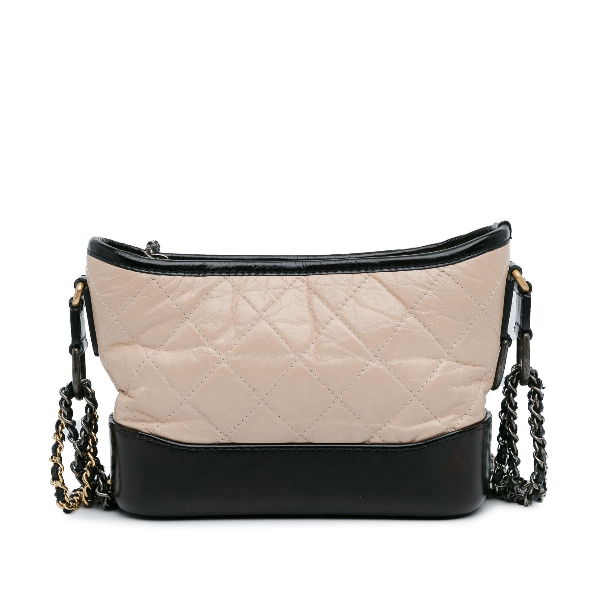 Chanel Aged Calfskin Gabrielle Hobo SHG-BZRlCl Small Shoulder Bag