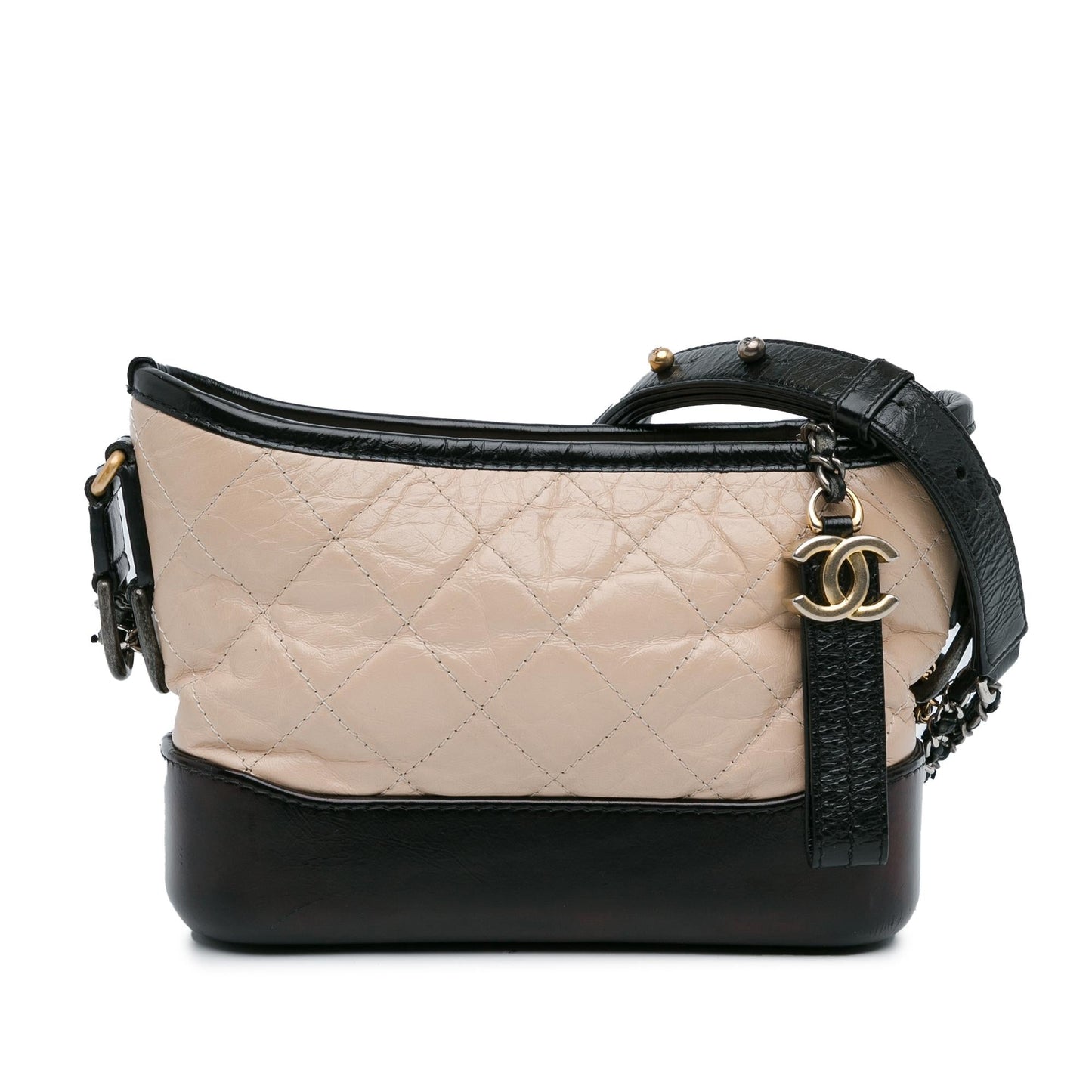 Chanel Aged Calfskin Gabrielle Hobo SHG-BZRlCl Small Shoulder Bag