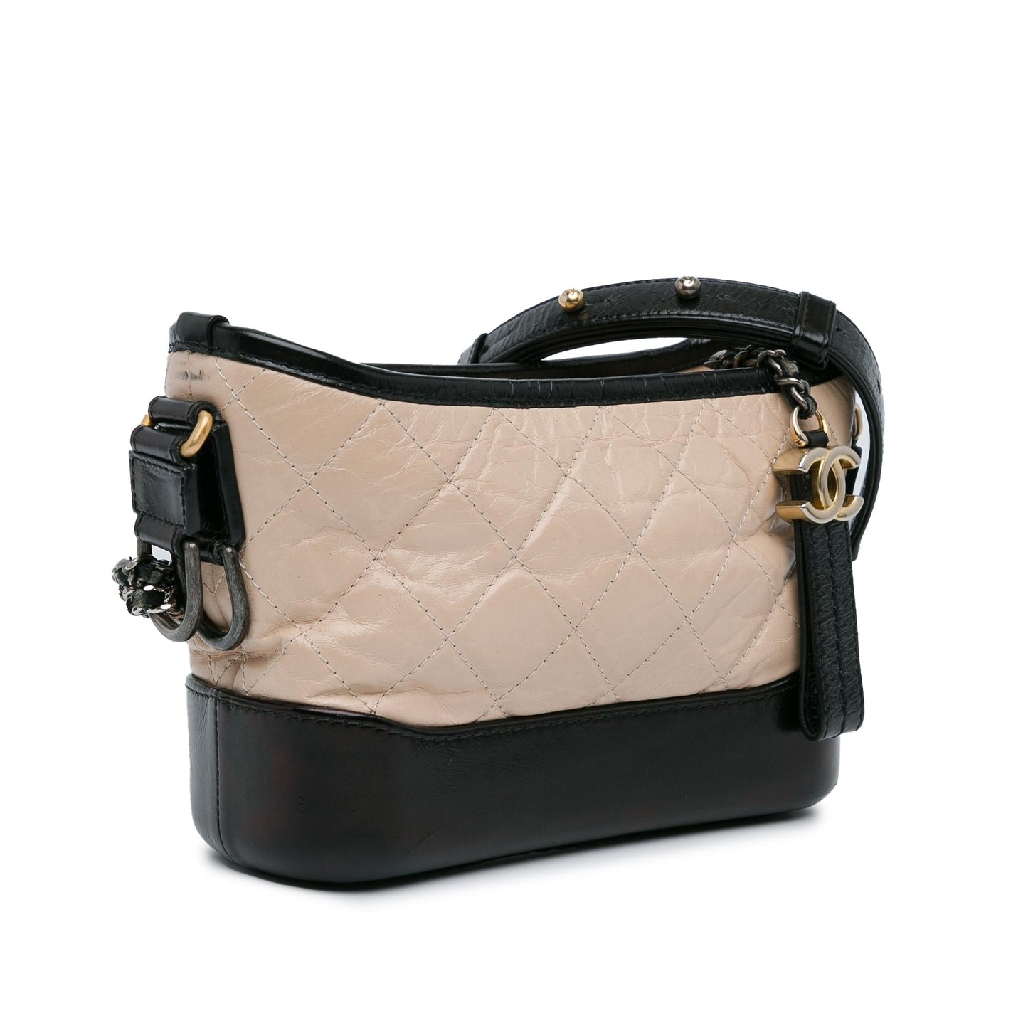 Chanel Aged Calfskin Gabrielle Hobo SHG-BZRlCl Small Shoulder Bag