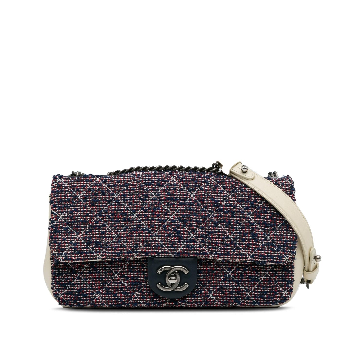 Chanel Airlines Tweed Flap Small Handbag Flap 2