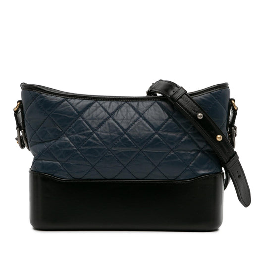 Chanel Small Bicolor Aged Calfskin Gabrielle Crossbody (SHG-pV2C0E)
